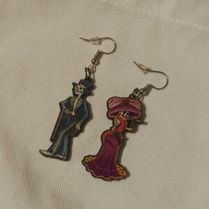 Colorful Skeleton Earrings